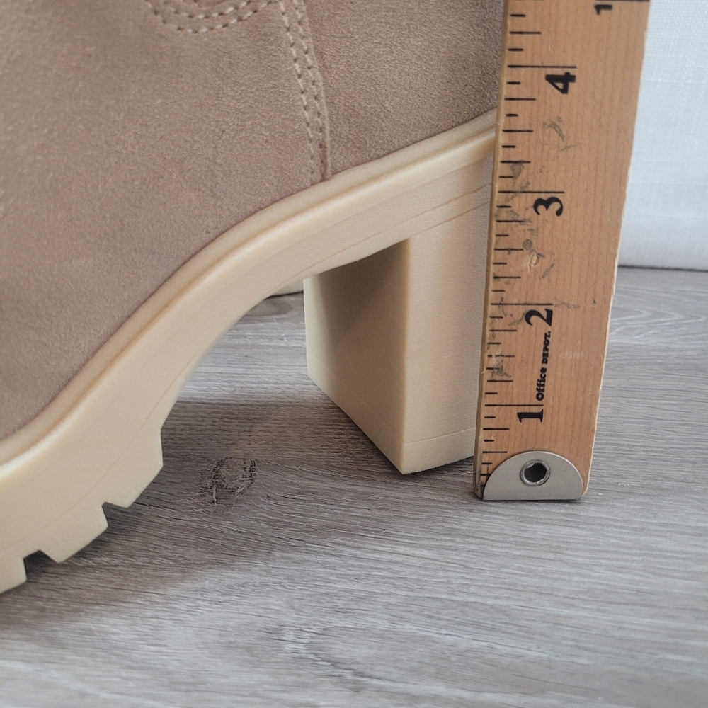 Dolce Vita Tan Suede Ankle Boots 7.5 - Picture 9 of 10